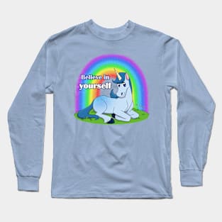 Uni Unicorn - Believe in Yourself Long Sleeve T-Shirt